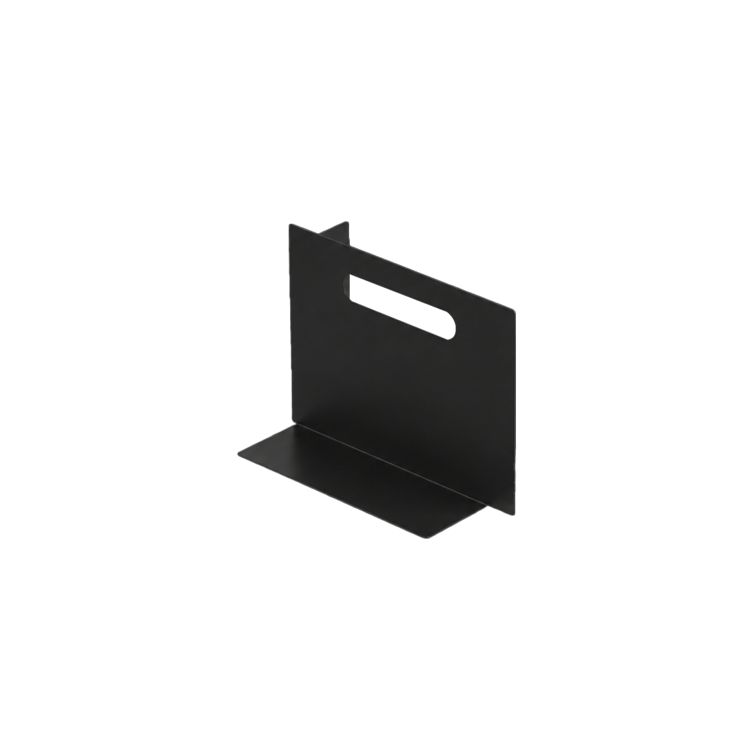 ที่กั้นหนังสือเหล็ก LEECO รุ่น FRAMEWORK ขนาด 15X12X20 ซม. สีดำ 2 ชิ้น_2